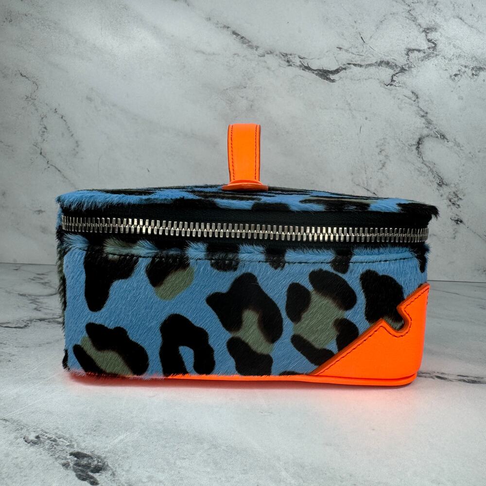 Chrome Hearts Jewelry Case  St Barth Exclusive Leopard Pony Hair Box Bag Clutch - Picture 14 of 16